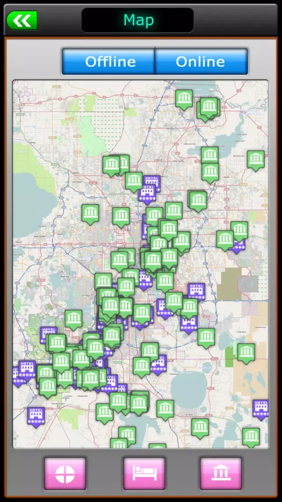 Tangkapan skrin Orlando Offline Map Guide