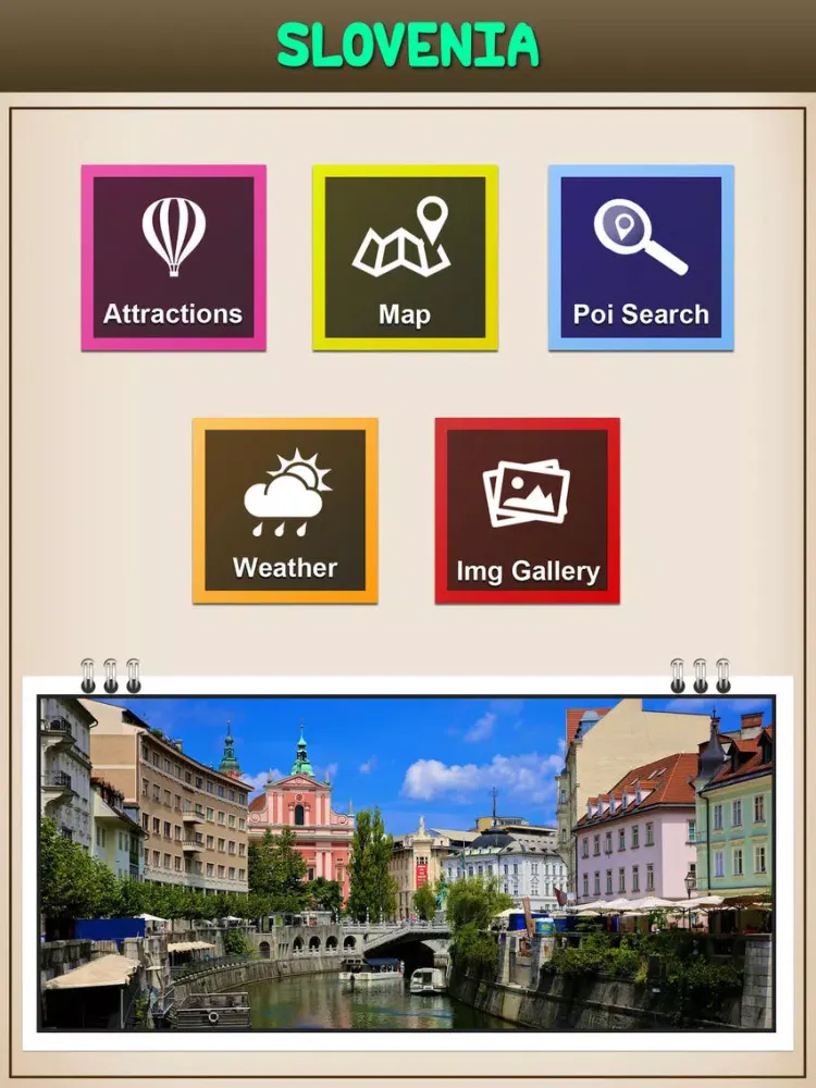 تصاویر Slovenia Tourism Guide iPad 