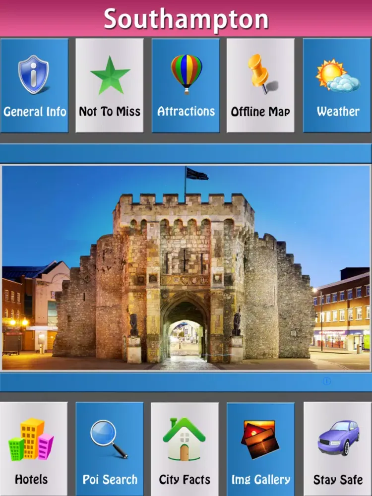 Tangkapan layar Southampton Offline Map Guide iPad 