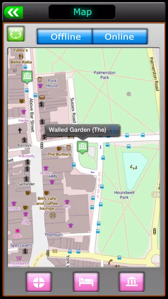 Tangkapan layar Southampton Offline Map Guide