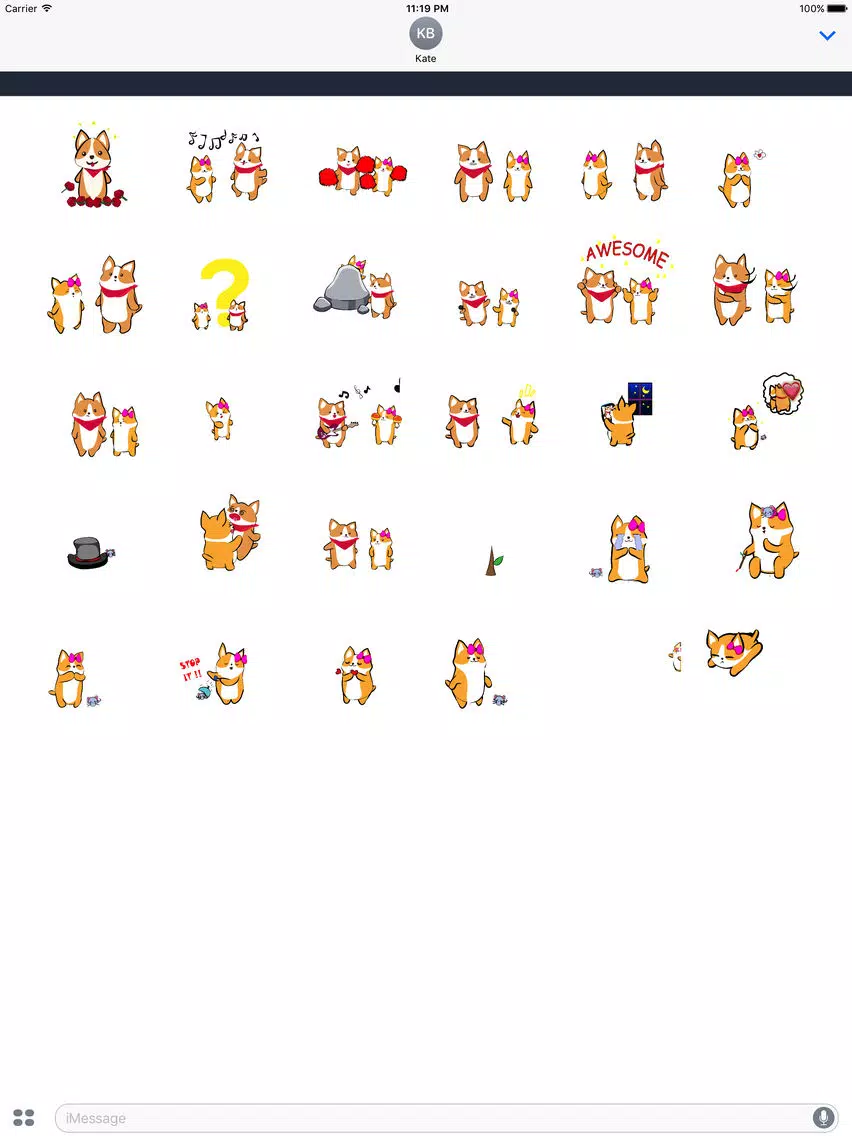 Animated Corgi Love Story iPad  Screenshots