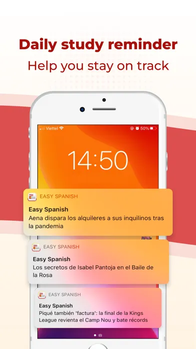 Captures d'écran de TODAI: Learn Spanish by news
