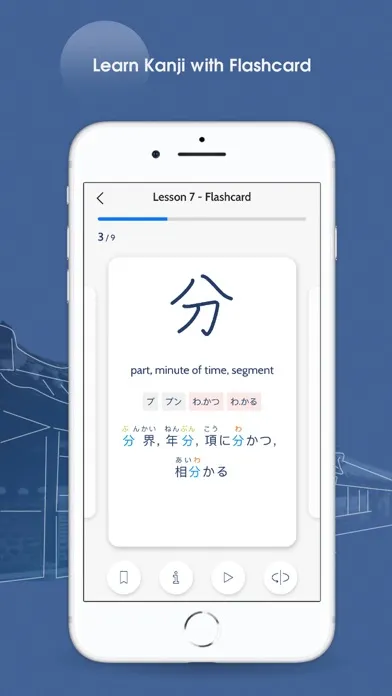 Capturas de pantalla de Study Kanji N5 - N1: Janki