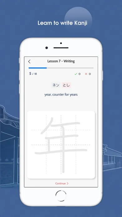 Capturas de pantalla de Study Kanji N5 - N1: Janki