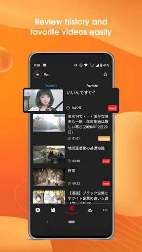 Listening Japanese, Chinese an سکرین شاٹس