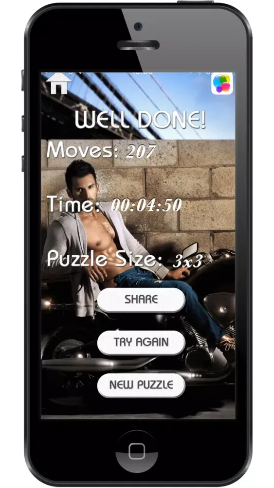 Hot Babes on Hot Bikes Sliding Puzzle應用截圖