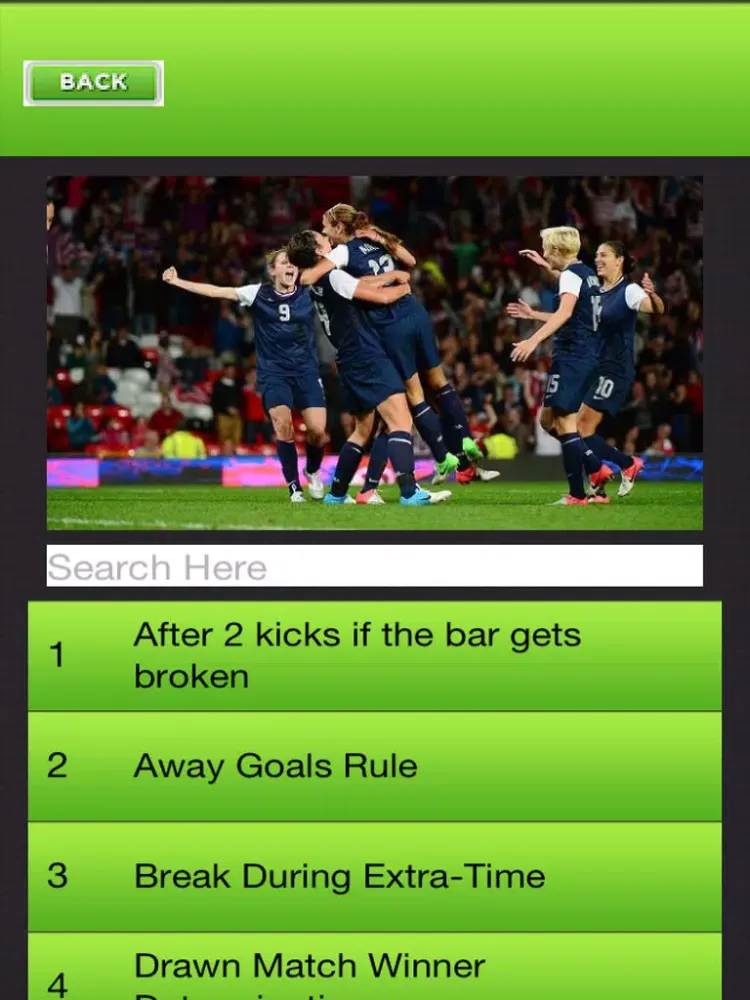 Football - Soccer Rules iPad  Ekran Görüntüleri