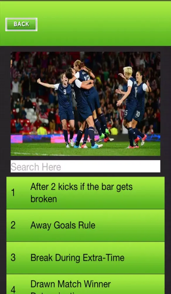 Football - Soccer Rules Ekran Görüntüleri