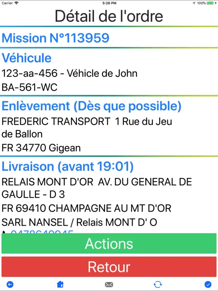 Capturas de tela do Dispatch Mobile Workflow iPad