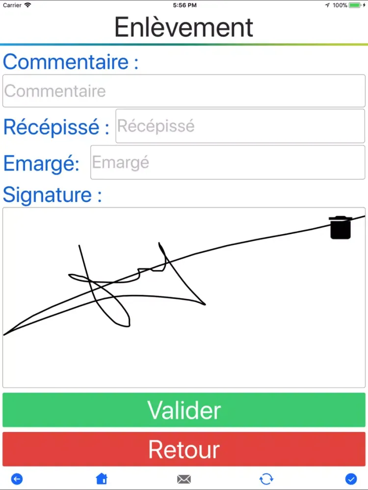 Capturas de tela do Dispatch Mobile Workflow iPad