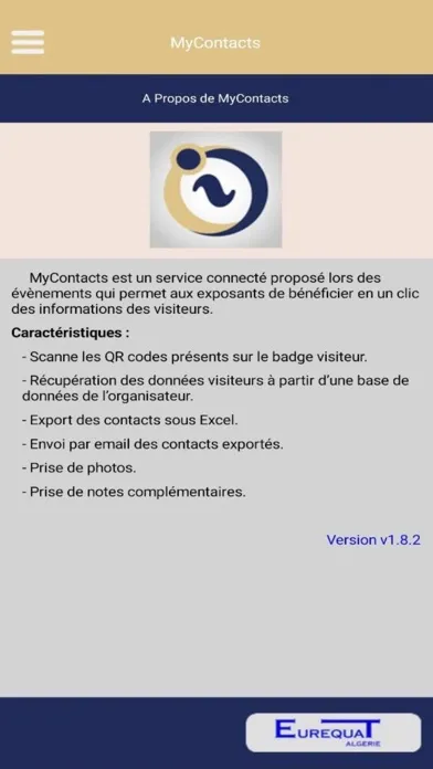 Capturas de tela do MyContacts-New-Events