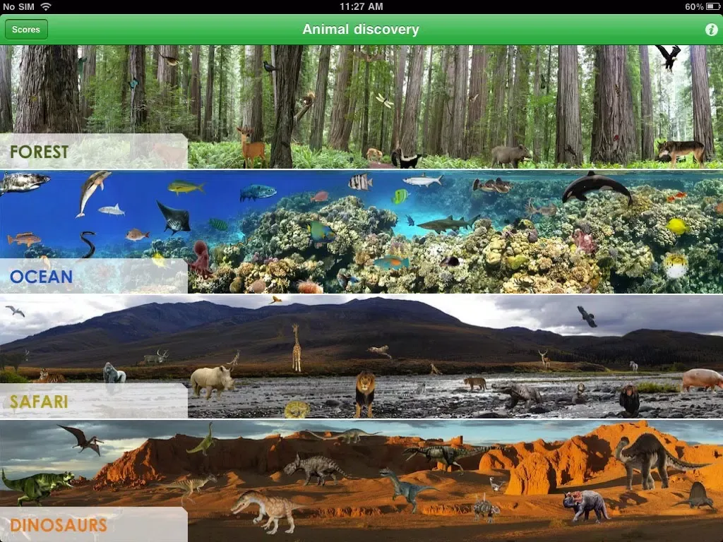 Zrzuty ekranu Animal Discovery for iPad iPad 