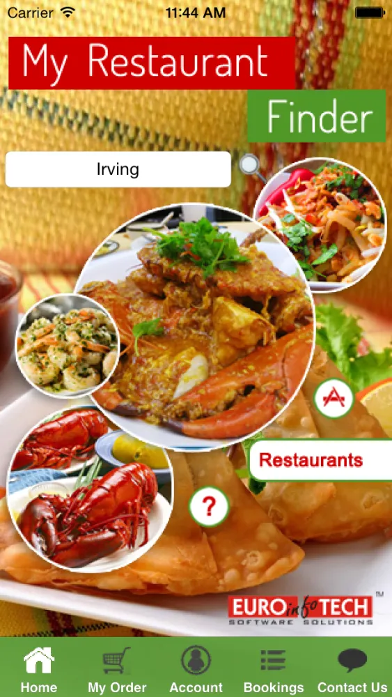 Capturas de tela do My Restaurant Finder