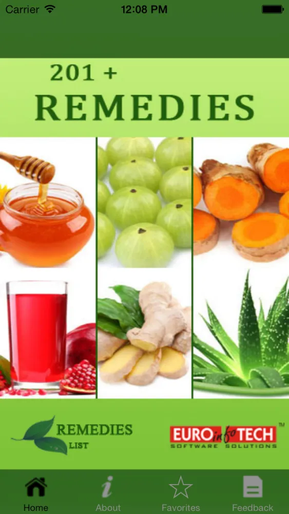 Capturas de tela do Remedies App