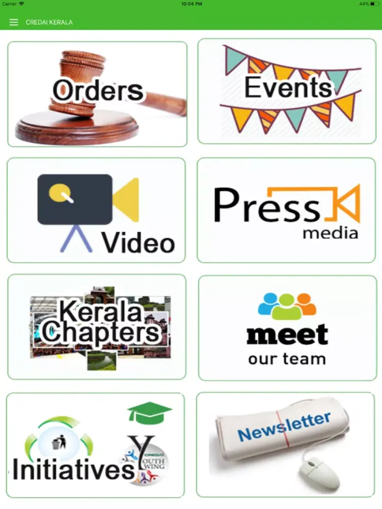Credai Kerala eLibrary iPad  Screenshots