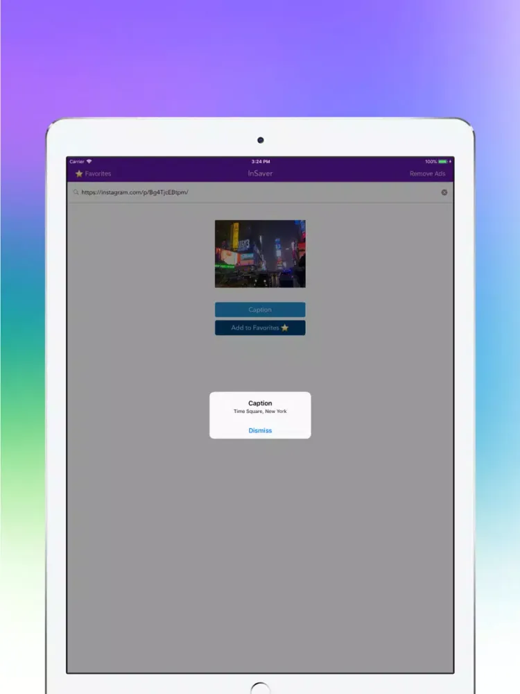 InSaver for Instagram iPad  স্ক্রিনশট