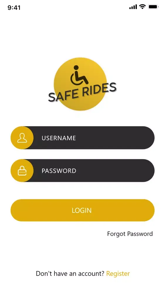 Tangkapan layar Safe Rides