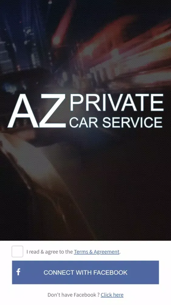 Tangkapan skrin AZ Private Car Service