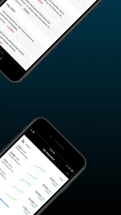 Zain Group Investor Relations Screenshots