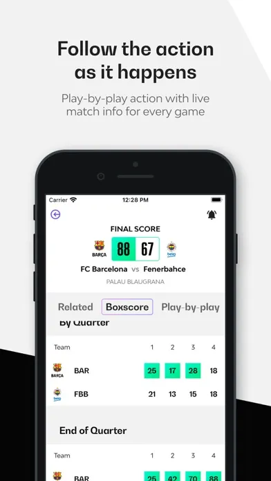 Euroleague Mobile স্ক্রিনশট