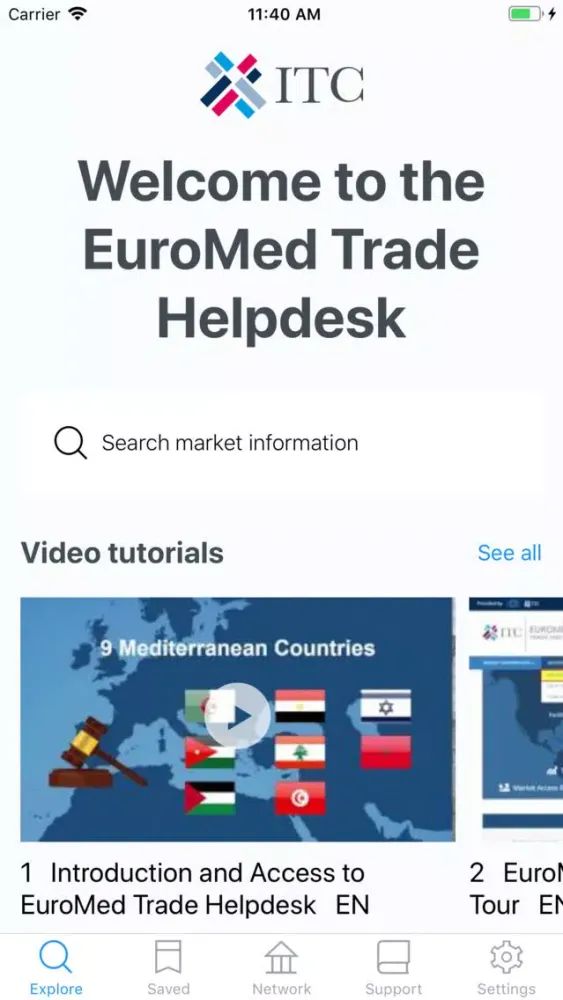 Zrzuty ekranu Euromed