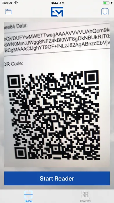Tangkapan skrin EMV QR Code Reader & Generator