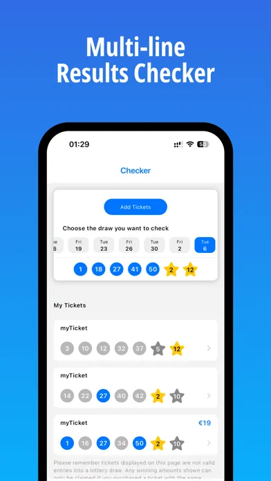 Скриншоты EuroMillions Lottery