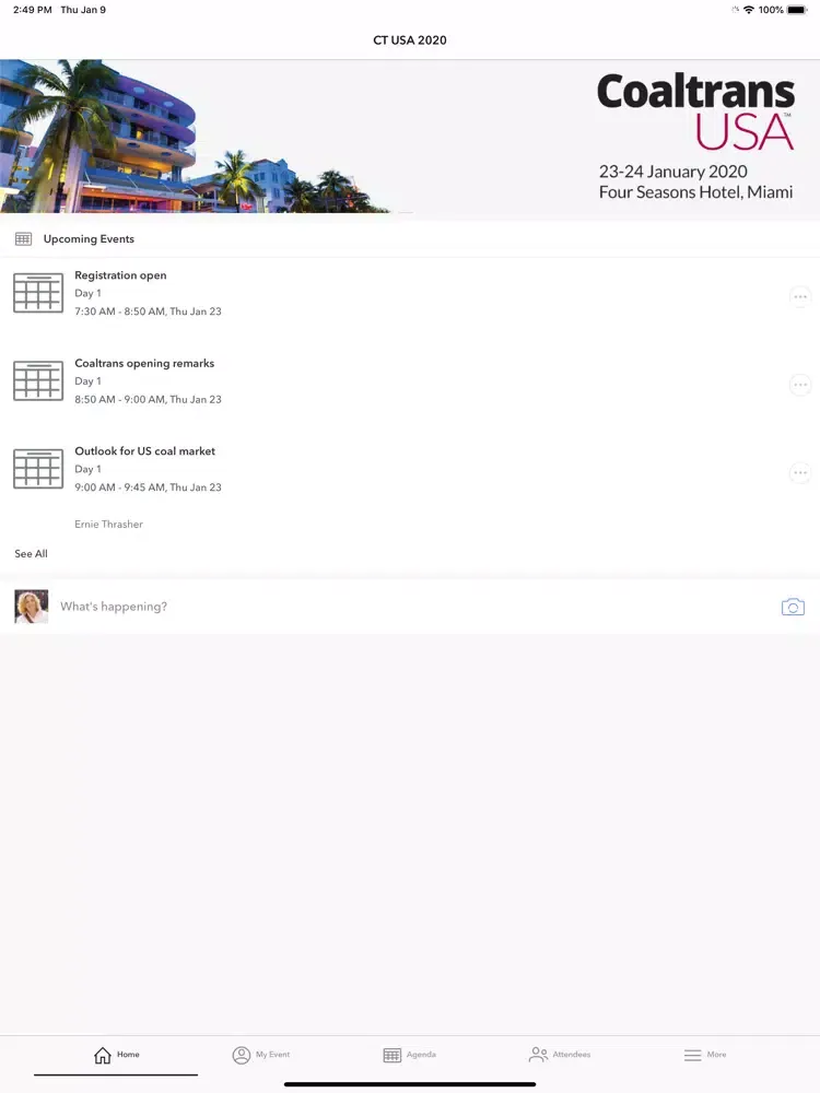 Coaltrans Events 2020 iPad  স্ক্রিনশট
