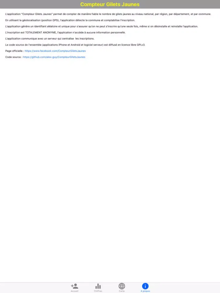 تصاویر Compteur Gilets Jaunes iPad 