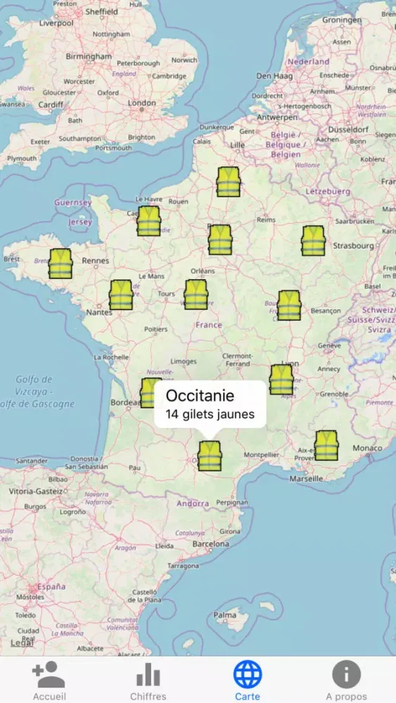 تصاویر Compteur Gilets Jaunes