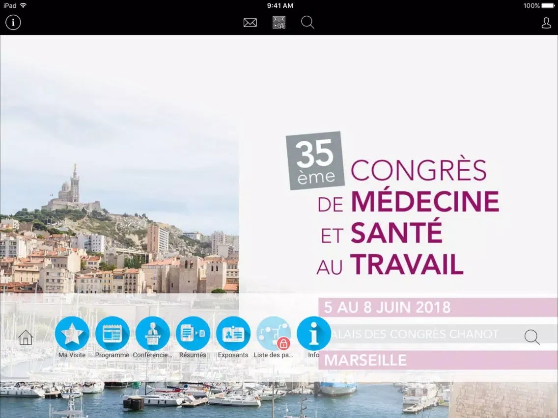 Captures d'écran de CNMST 2018 iPad 