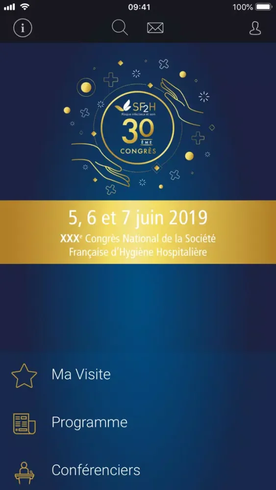 Captures d'écran de Congrès SF2H 2019