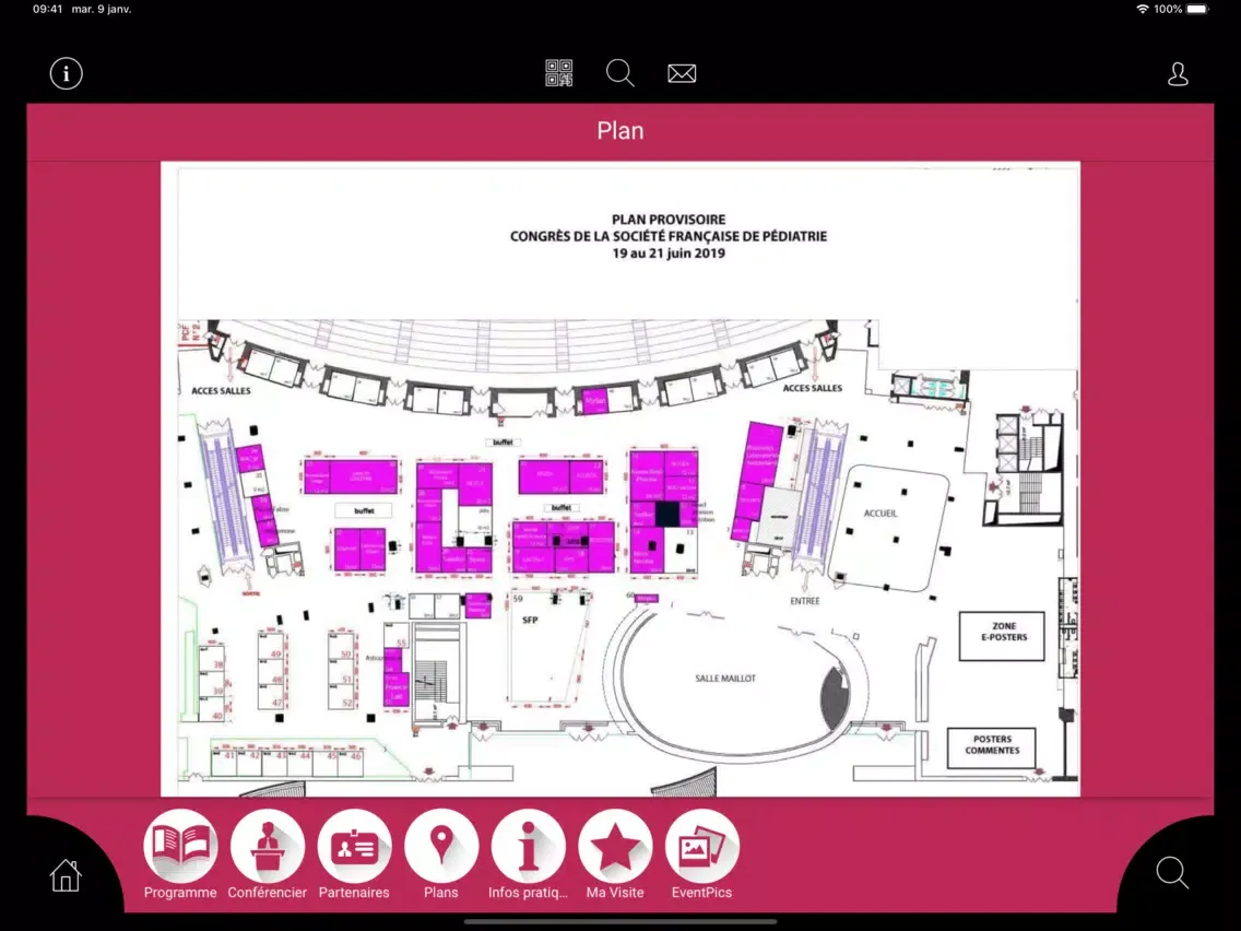 صور Congrès de Pédiatrie 2019 iPad 