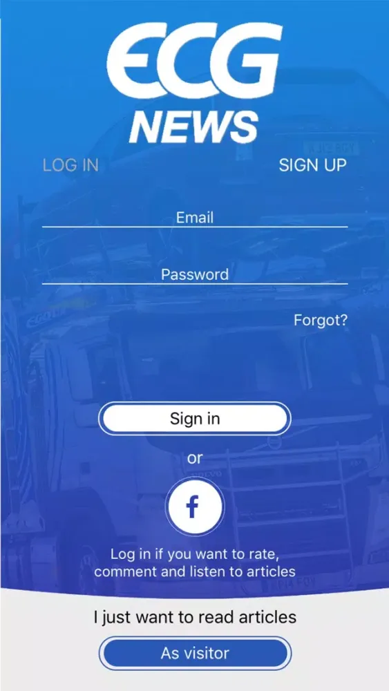 ECG News Screenshots