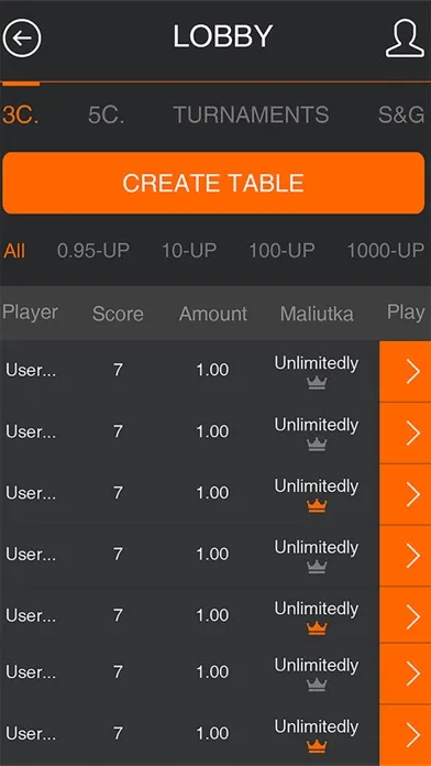 EuropeBet P2P Games Screenshots
