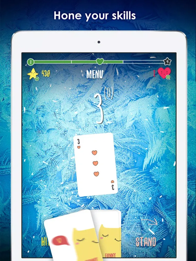 Screenshot di Funny 21 - Card Game iPad 