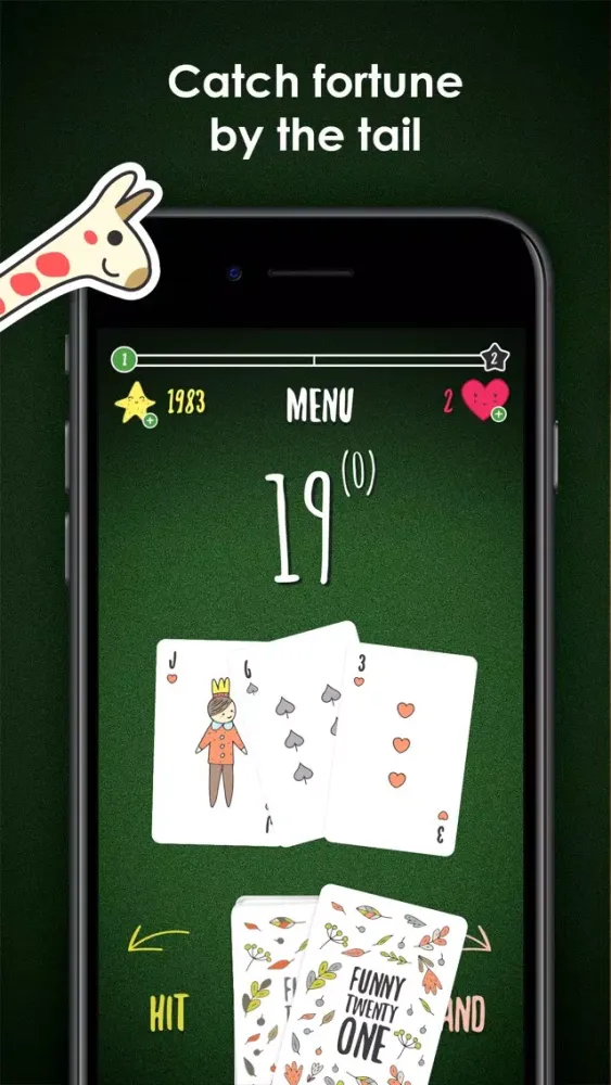 Screenshot di Funny 21 - Card Game