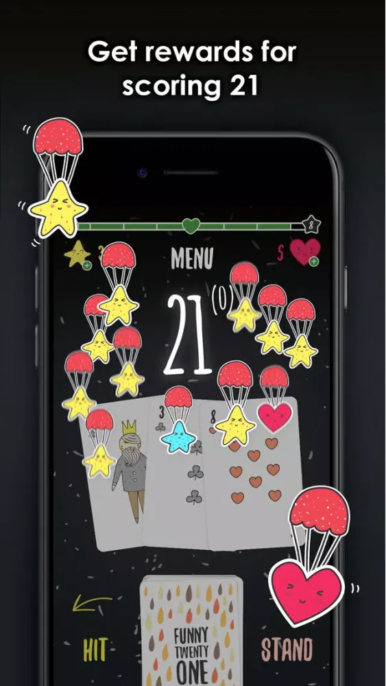 Screenshot di Funny 21 - Card Game