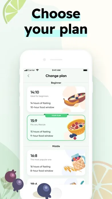 Screenshot di Intermittent Fasting and Diet.
