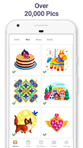 Pixel Art - Color by Number Screenshots