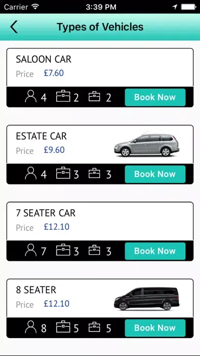 Tangkapan layar 1st Class Taxis