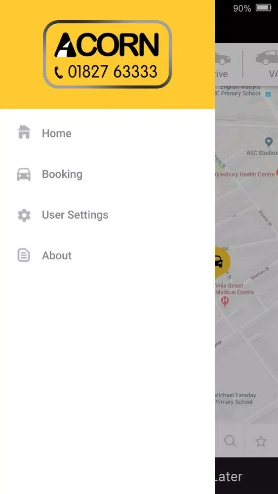 Acorn Taxis سکرین شاٹس