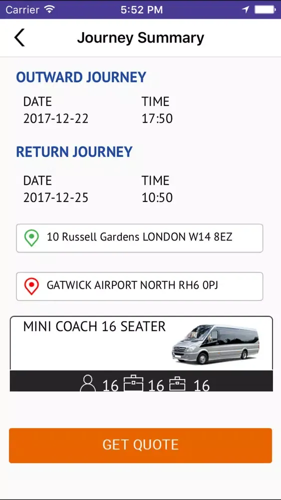 Coach Hire London.应用截图