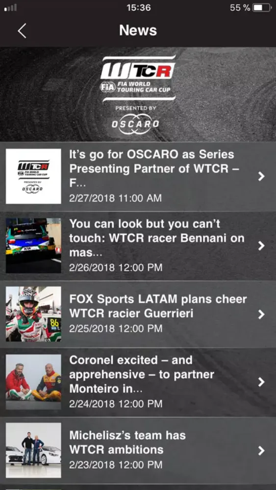 FIA WTCR 스크린샷