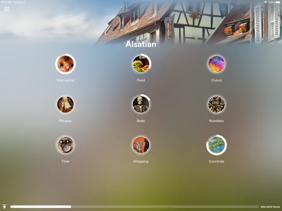 Learn Alsatian - EuroTalk iPad  سکرین شاٹس