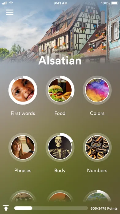 Learn Alsatian - EuroTalk سکرین شاٹس