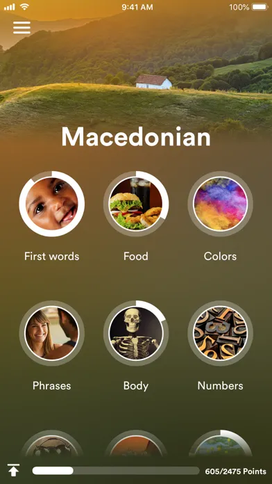Tangkapan layar Learn Macedonian - EuroTalk
