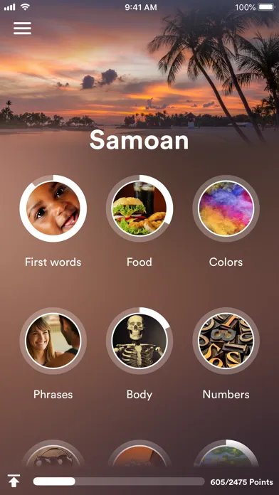 Zrzuty ekranu Learn Samoan - EuroTalk