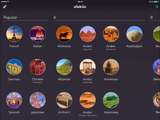 Captures d'écran de Go Talk - Learn languages iPad 
