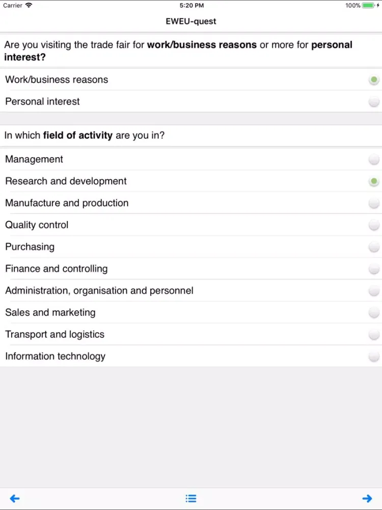 EWEU-quest iPad  স্ক্রিনশট
